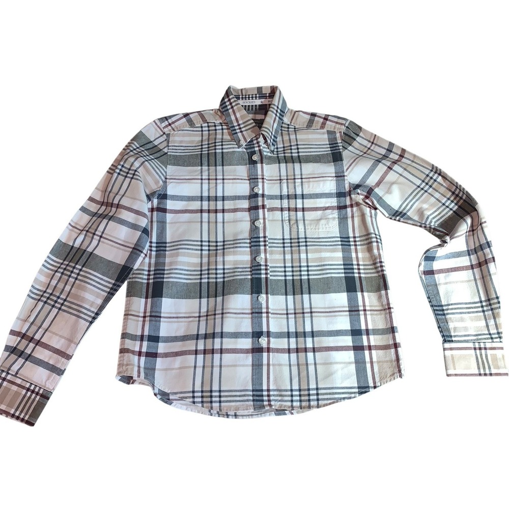 VTG USA Rocky Mountain Western Button Up Shirt Womens  S Multicolor Stripes L/S - Picture 2 of 10